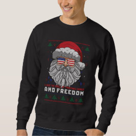 Drôle moche de Noël Sweat américain Drapeau Père N