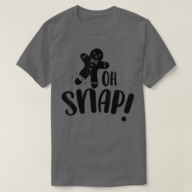 Drôle moche Thanksgiving Sweater Oh Snap T-Shirt C (Design devant)