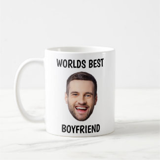 Drôle Monde Meilleur Petit ami Café Photo Mug