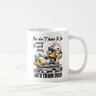 Drôle Motivationnel Canard Mug   Humour de bureau