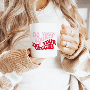 Drôle Motivationnel Squats Mug Fitness Cadeaux