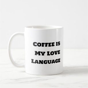 Drôle Mug café - Coffee Log Langue