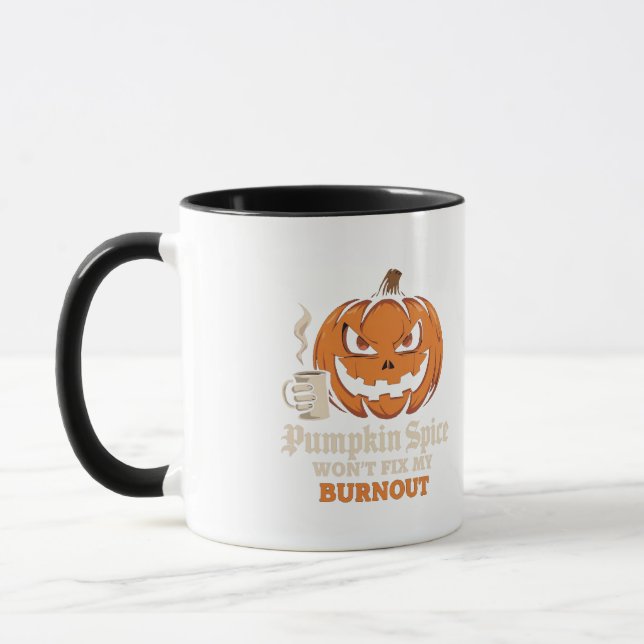 Drôle Mug Citrouille Halloween (Gauche)