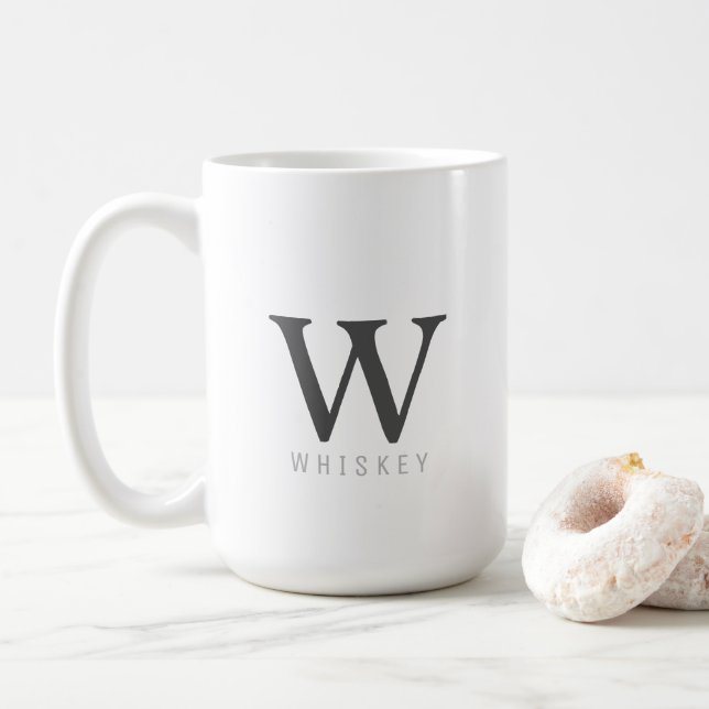 Drôle Mug Whiskey tendance (Avec donut)