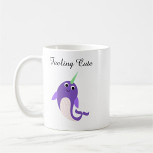 Drôle Narwhal Mug se sentant mignon café Coupe