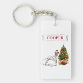 Drôle Noël Dalmation Chien et Arbre