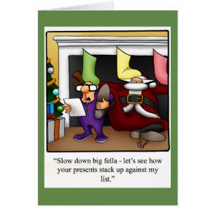 Drôle Noël Humour carte de voeux "Spectickles"