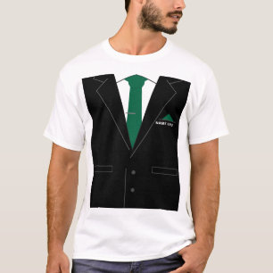Drôle Nom personnalisé T-shirt noir costume et Cra