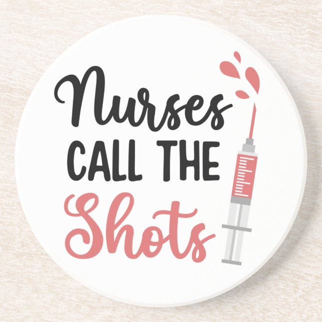 Drôle Nurse Dessous de verre Cadeau Infirmières Ap (Devant)