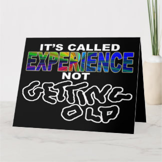 drôle obtenir vieille carte d'anniversaire