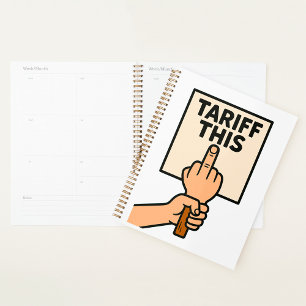 Drôle panneau de protestation Tarif Ce doigt moyen