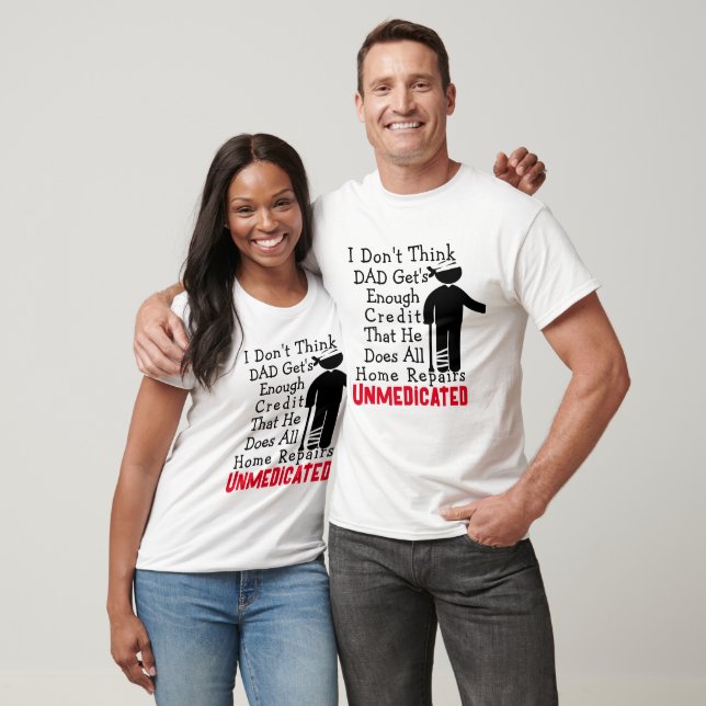 Drôle Papa Home Réparation Mème Graphic T-Shirt De (Unisexe)