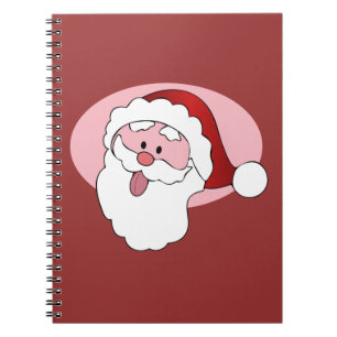 Drôle Père Noël carnet personnalisé