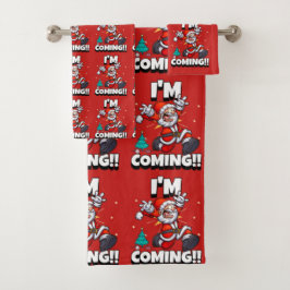 Drôle Père Noël Motif Noël Humoristique Noël