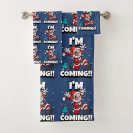 Drôle Père Noël Motif Noël Humoristique Noël