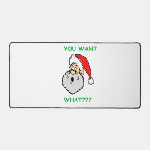 Drôle Père Noël Surpris Vous Voulez Ce Que