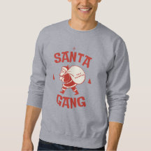 Drôle Père Noël, Sweatshirt de Noël, Chaud moche,