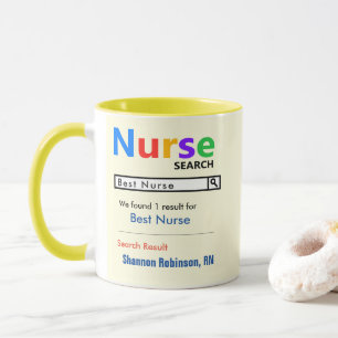 Drôle personnalisé Meilleure infirmière cadeau Mug