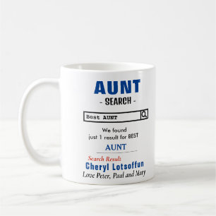 Drôle personnalisé Meilleure tante Mug
