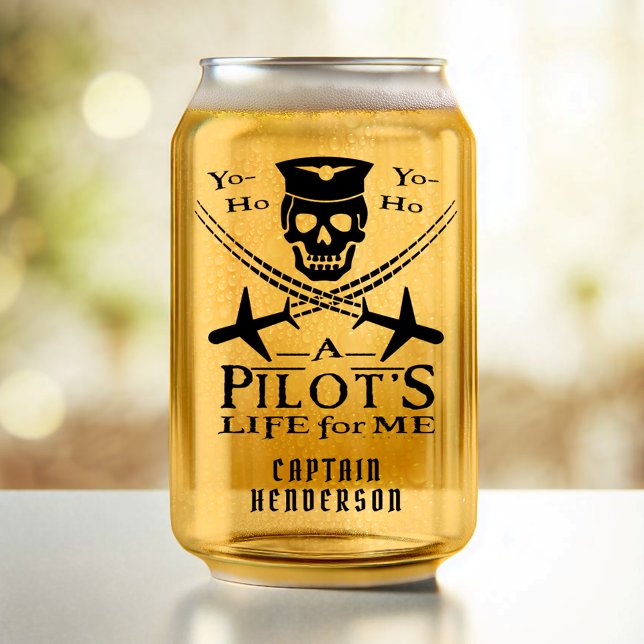 Drôle Pilote Avions Crâne Pirate Humour | Personna (Créateur téléchargé)