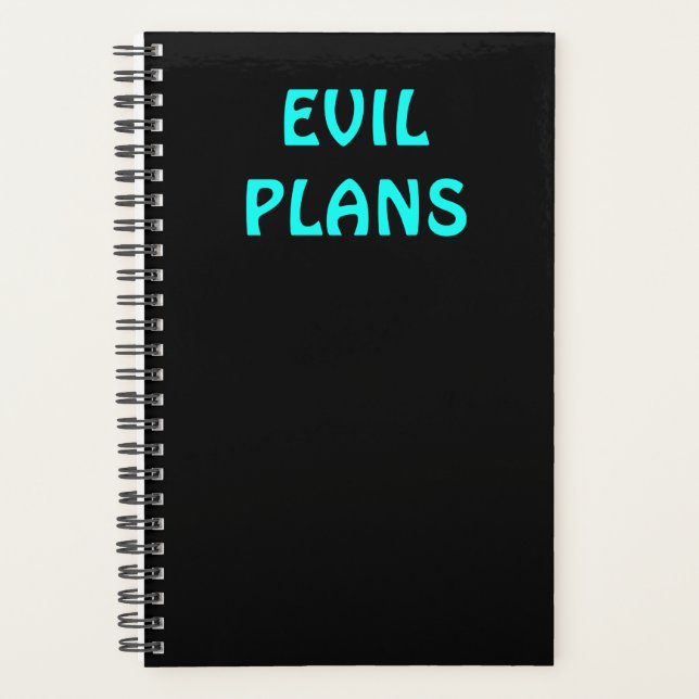 Drôle planificateur "PLANS MAUVAIS" (Devant)