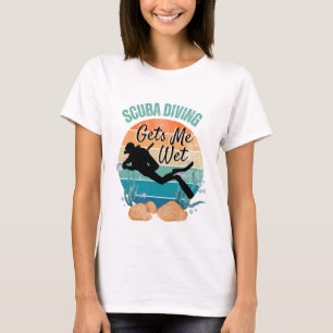 Drôle Plongée sous-marine me donne un T-shirt humi