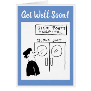 Drôle Poet Hospital Cartoon