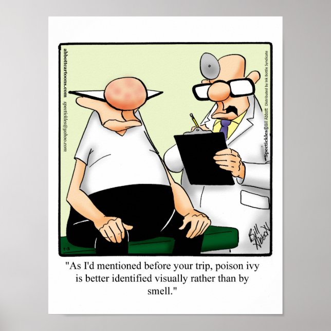 Drôle Poster Humour Médicale Poster Cadeau Poison  (Devant)