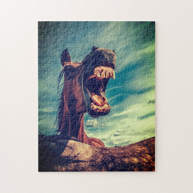 Drôle Puzzle Horse (Vertical)