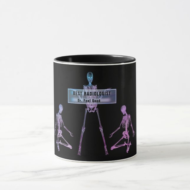 Drôle radiologue sur mesure docteur Mug cadeau (Centre)