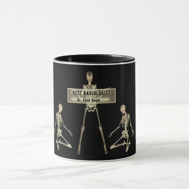 Drôle radiologue sur mesure docteur Mug cadeau (Centre)