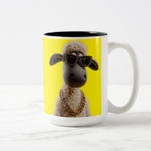 Drôle Rappy Sheep Mug - mignonne Pet Lover Coupe c
