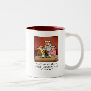 Drôle "Remplissez Le Vinaigre" Vin Humour Mug