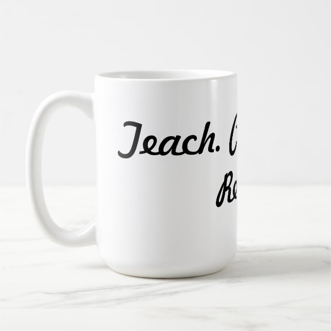 Drôle retour à l'école enseignant café Mug - Nouve (Gauche)