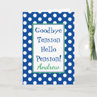 Drôle Retraite Bonjour Pension Carte Bleue