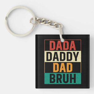 Drôle rétro Fête des pères Dada Papa Papa Papa Bru