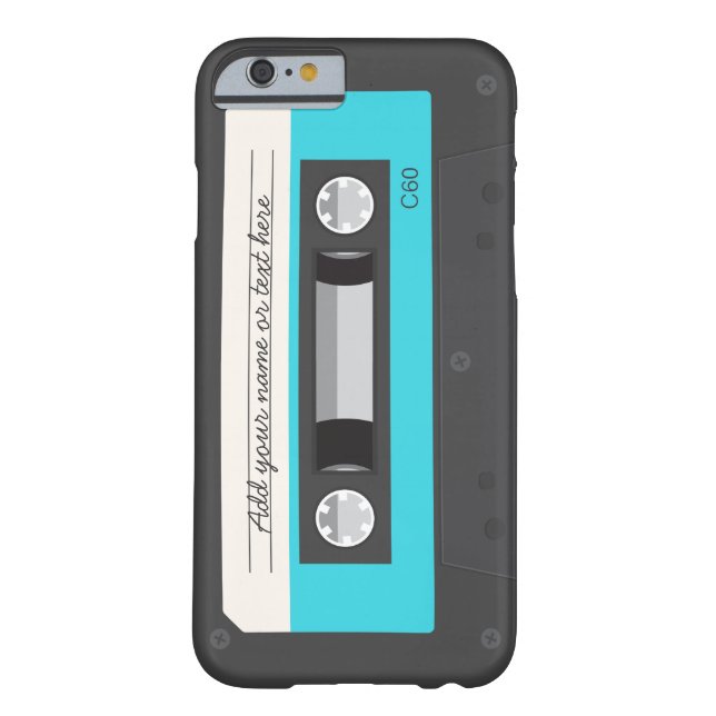 Drôle Retro Musique Cassette bande iPhone 6 Coque (Dos)