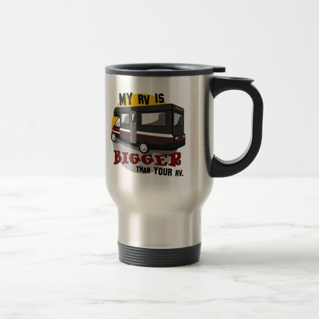 Drôle RV Camping Voyage Café Mug (Droit)