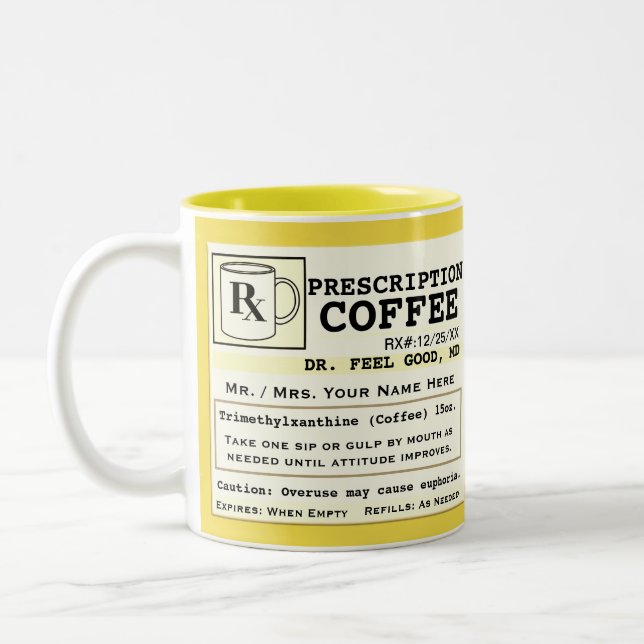 Drôle RX café Mug (Gauche)