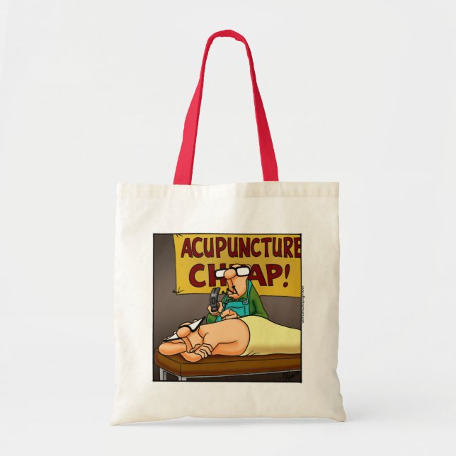 Drôle Sac fourre-tout Médicale Acupuncture (Devant)