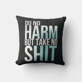 Drôle sagesse citation art coussin Typographie