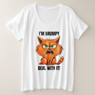Drôle sarcasme chat grincheux art des mots