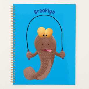 Drôle sauter boudskipper poisson dessin animé