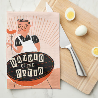 Drôle serviette de cuisine pour papa, Daddio du Pa