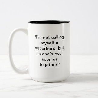 Drôle Superhero Mug | Cadeau de nom personnalisé