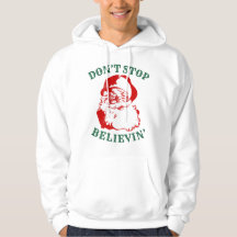 Drôle Sweat - shirt à capuche de Noël : "N'ARRÊTE 