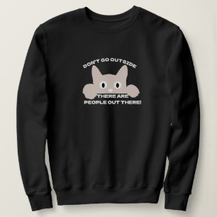 Drôle Sweatshirt de mème de chats - People Chat Sl