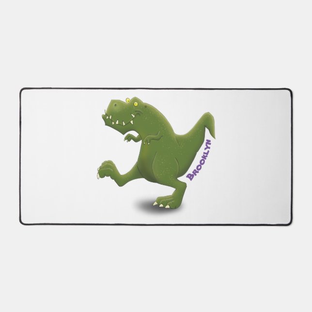 Drôle T rex dinosaure dessin animé humour (Recto)