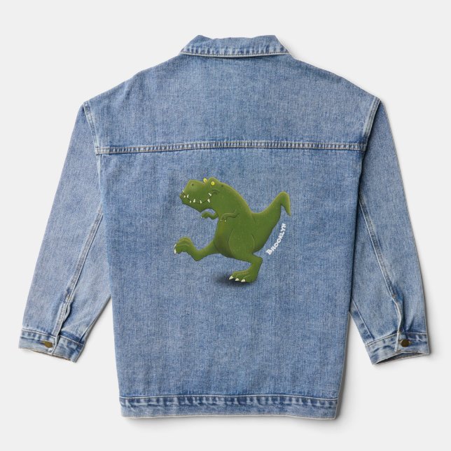 Drôle T rex dinosaure dessin animé humour (Verso)