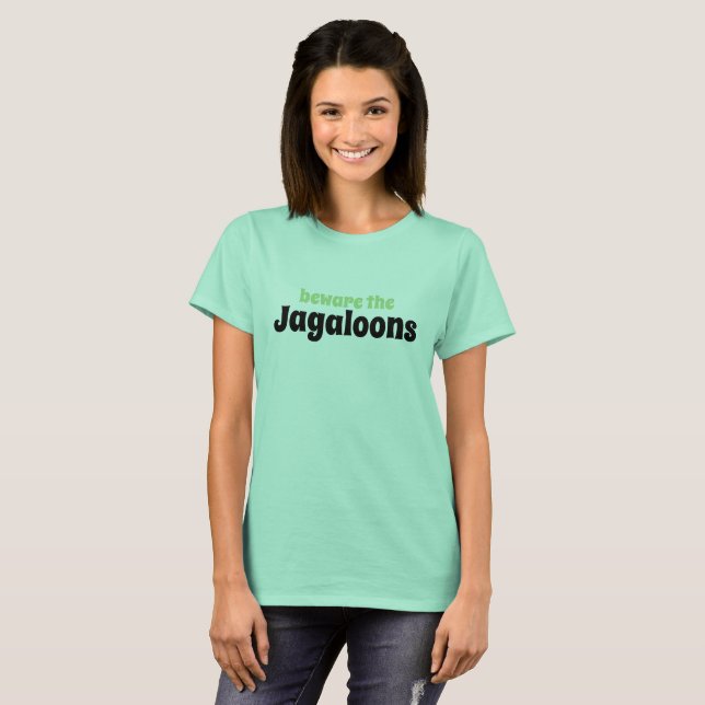Drôle T-shirt nouveauté ATTENTION T-shirt JAGALONS (Devant entier)